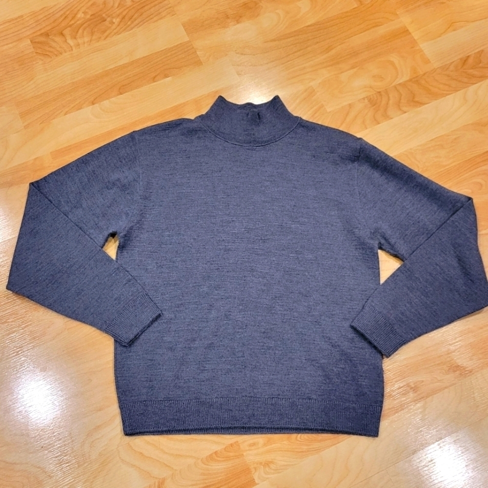Pendleton Women's Mockneck Sweater 100% Virgin Wool Size M Petite